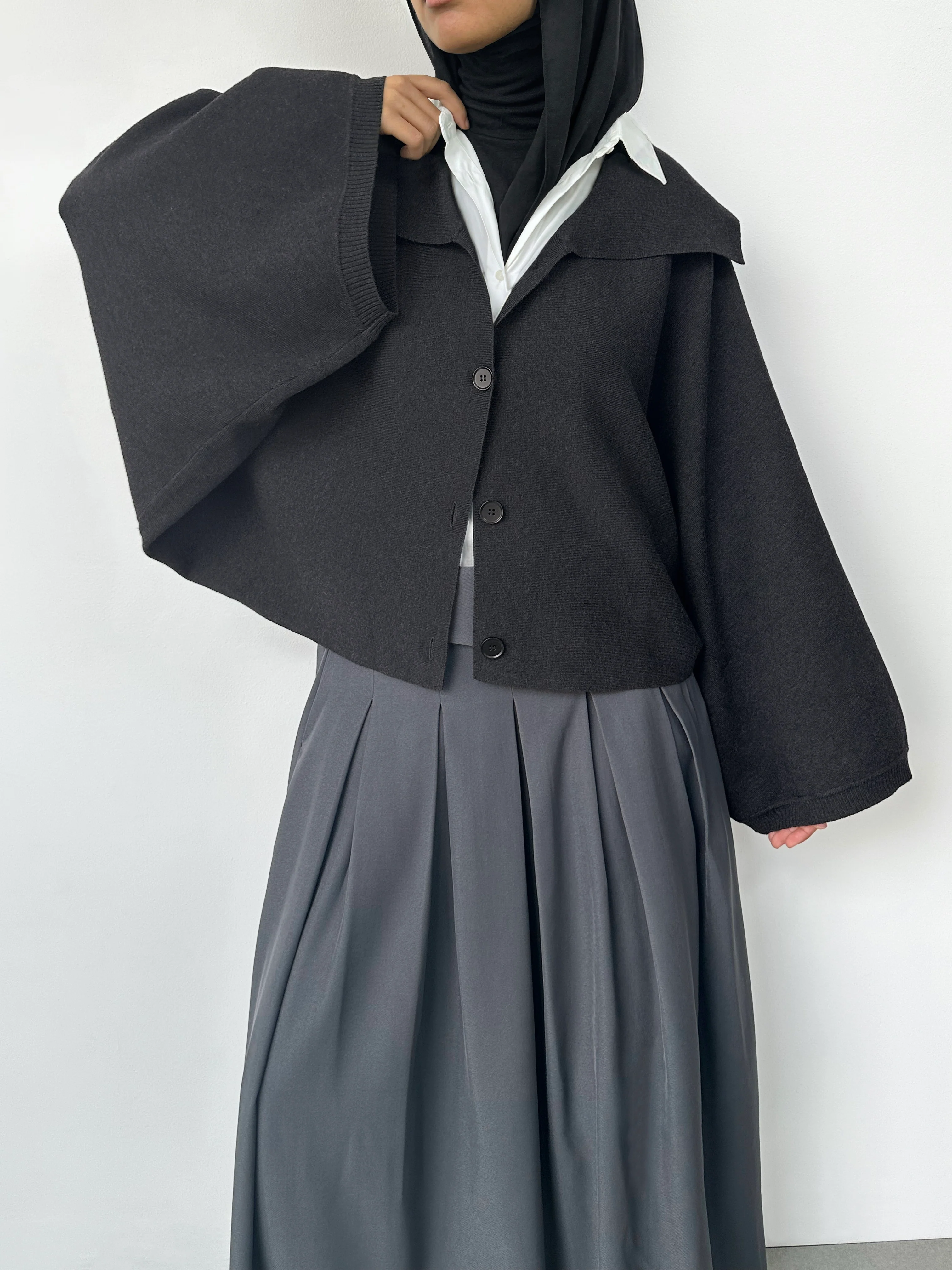 Cape boutonnée - Image 3