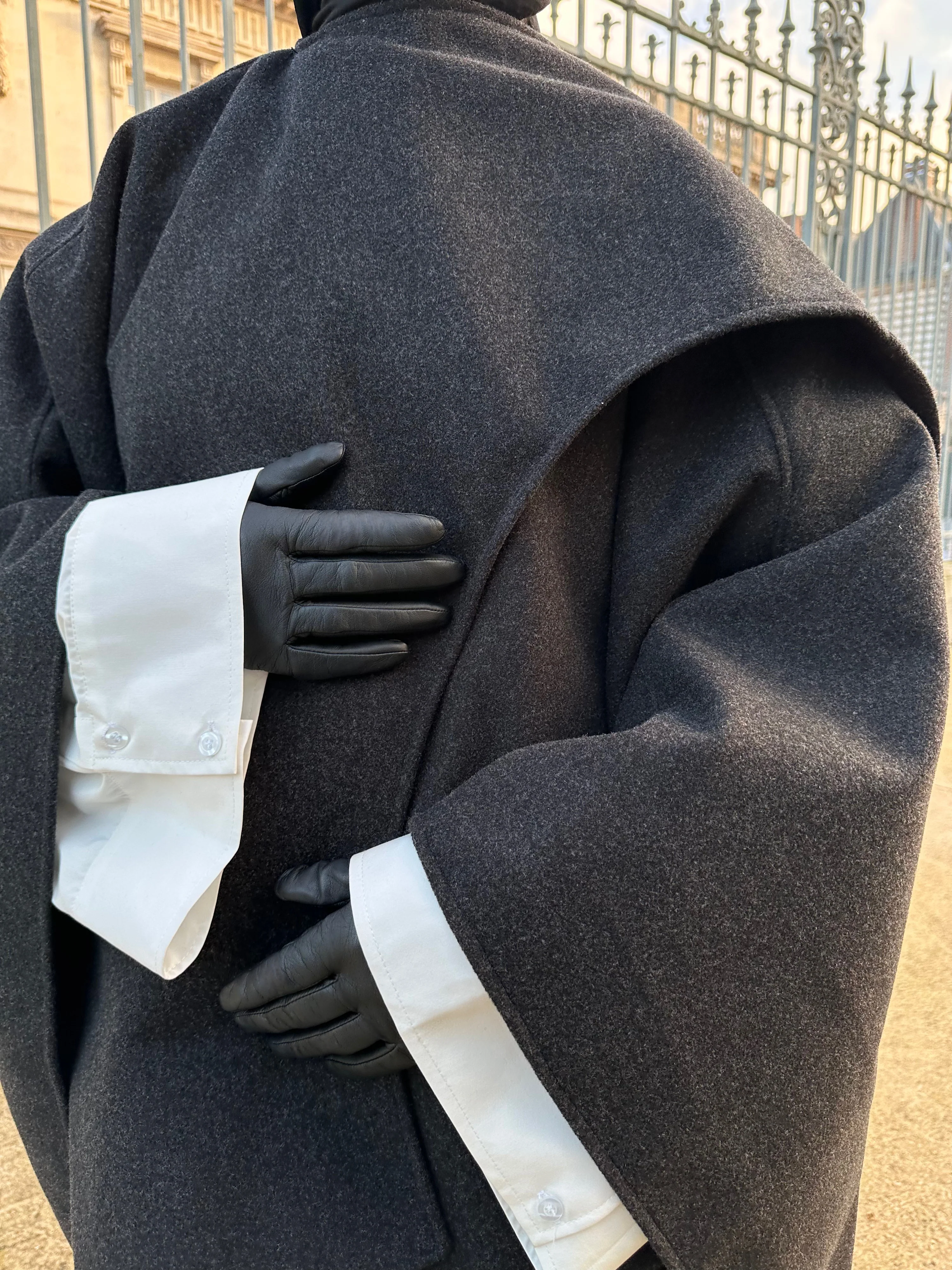 Cape croisée — Gris - Image 4