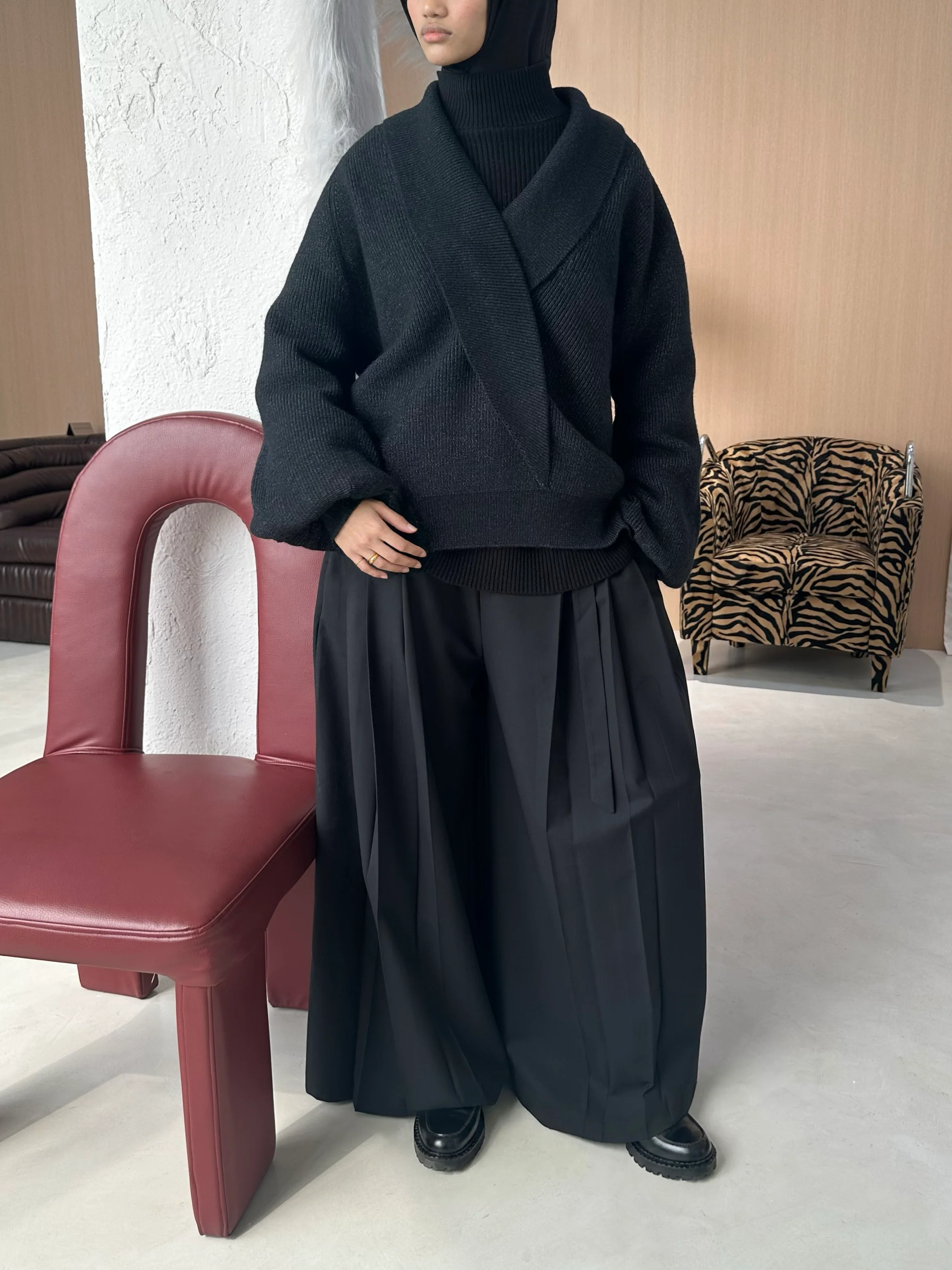 Cardigan — Gris foncé - Image 6