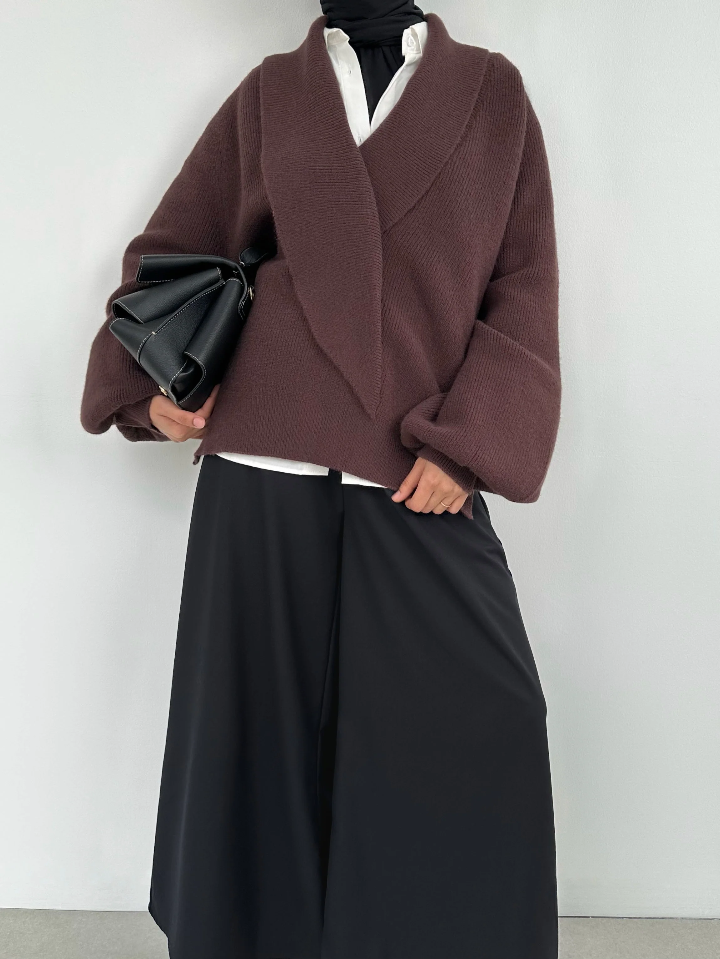 Cardigan — Marron - Image 3