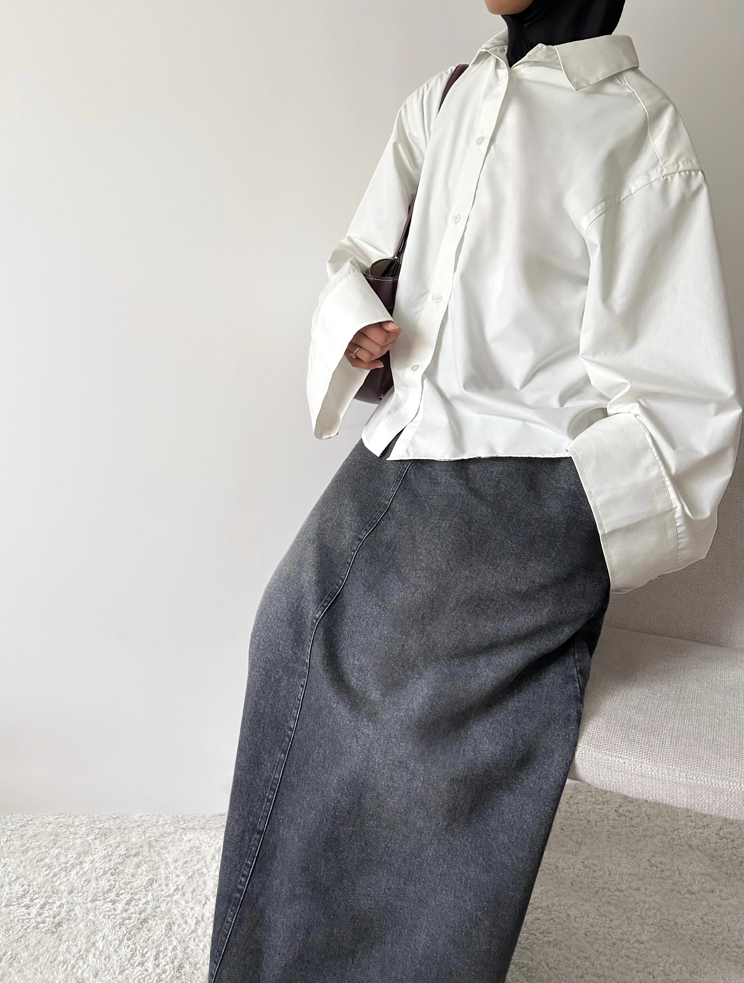 Chemise à manches évasées — Blanc - Image 3