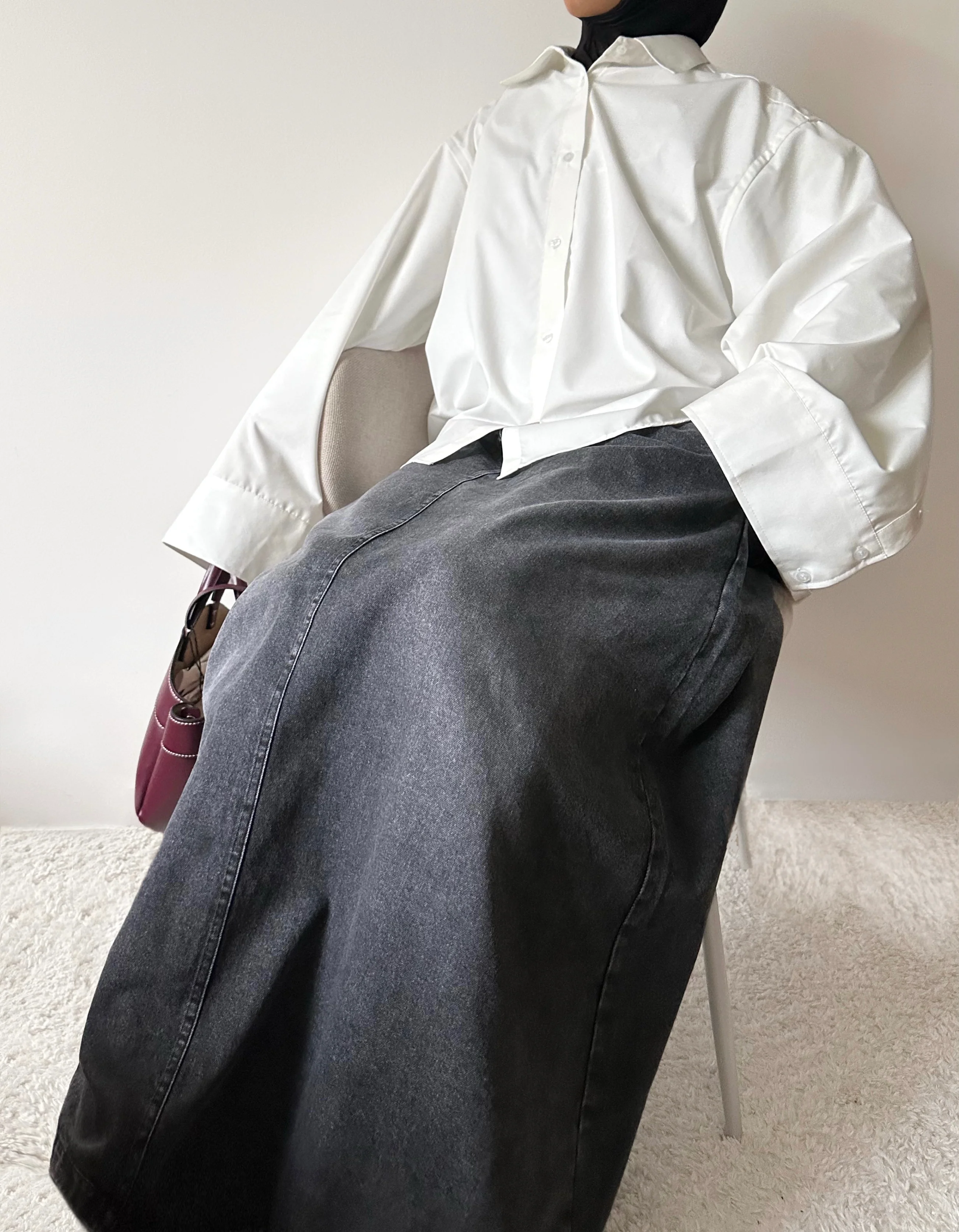 Chemise à manches évasées — Blanc - Image 4