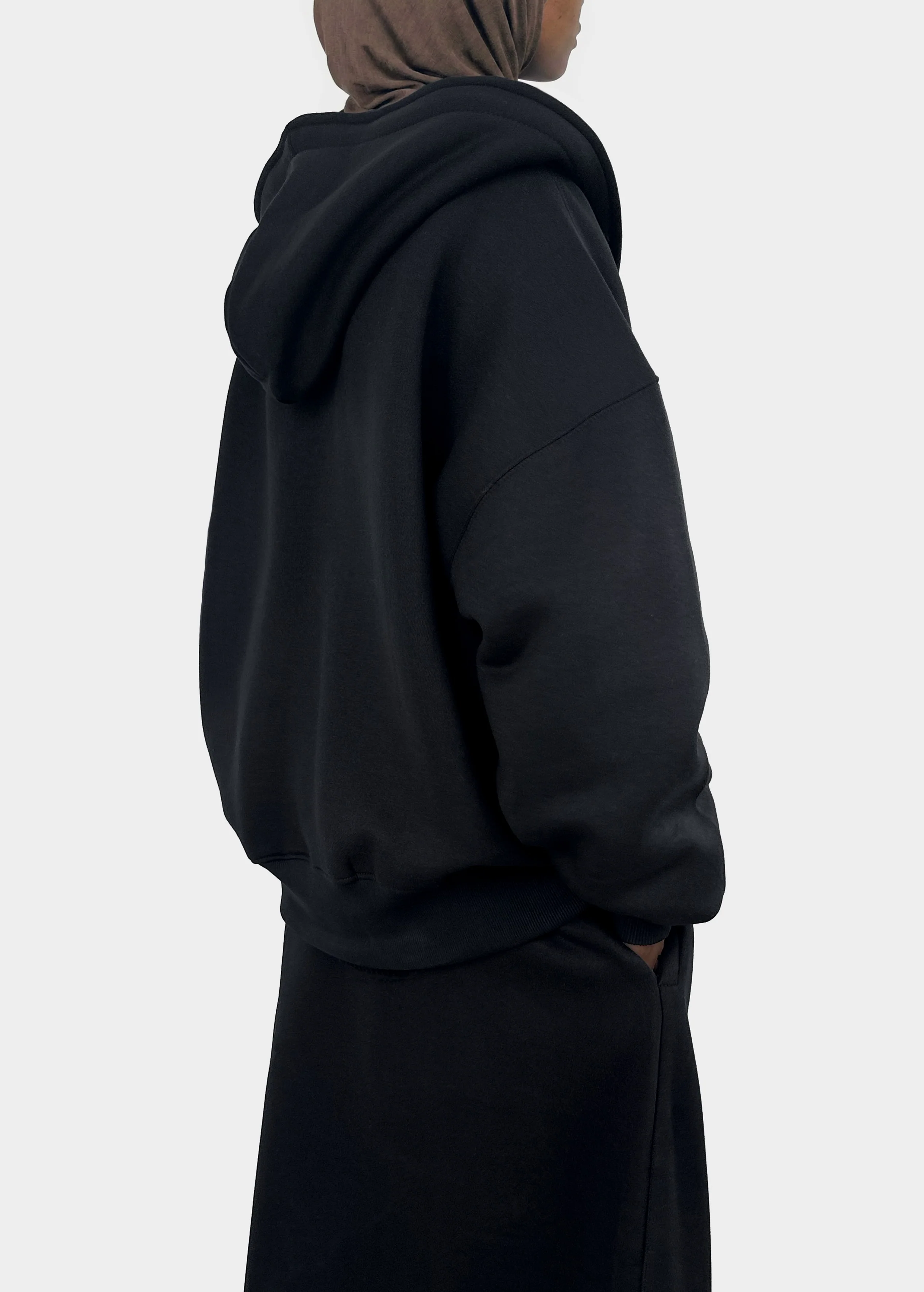 Veste à double zip — Noir - Image 4