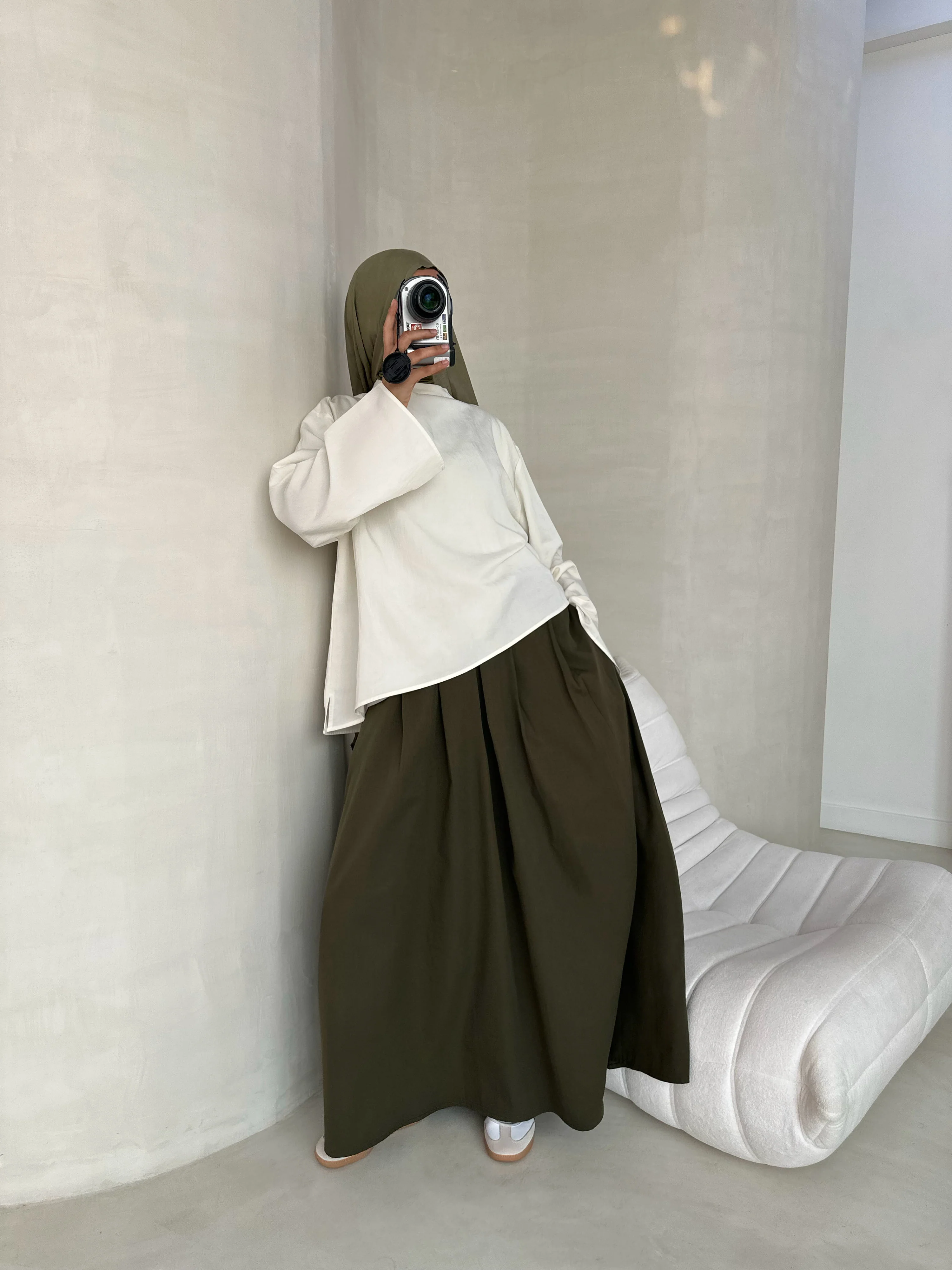 Haut asymétrique — Ecru - Image 5