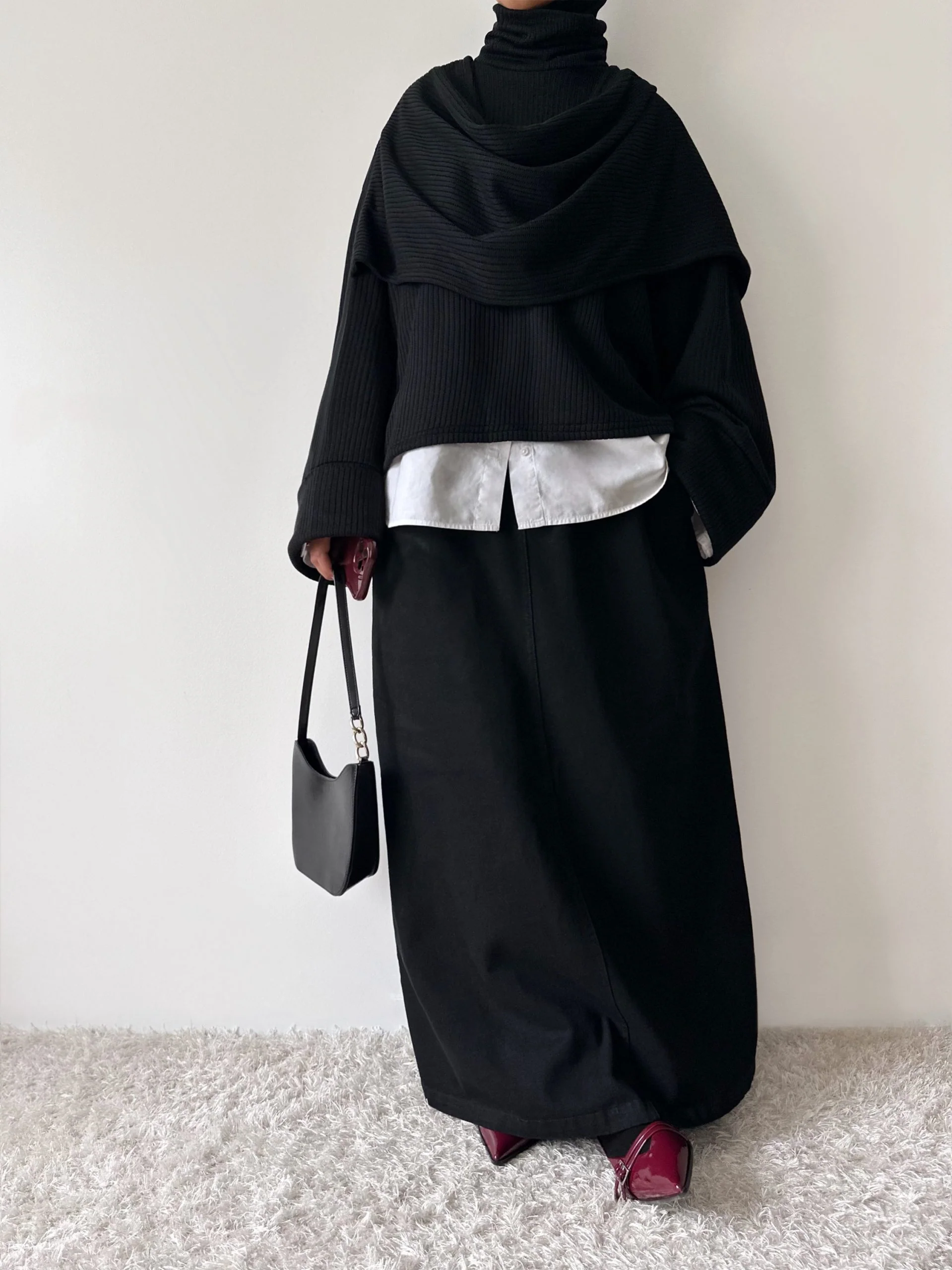 Jupe en jean — Noir - Image 3