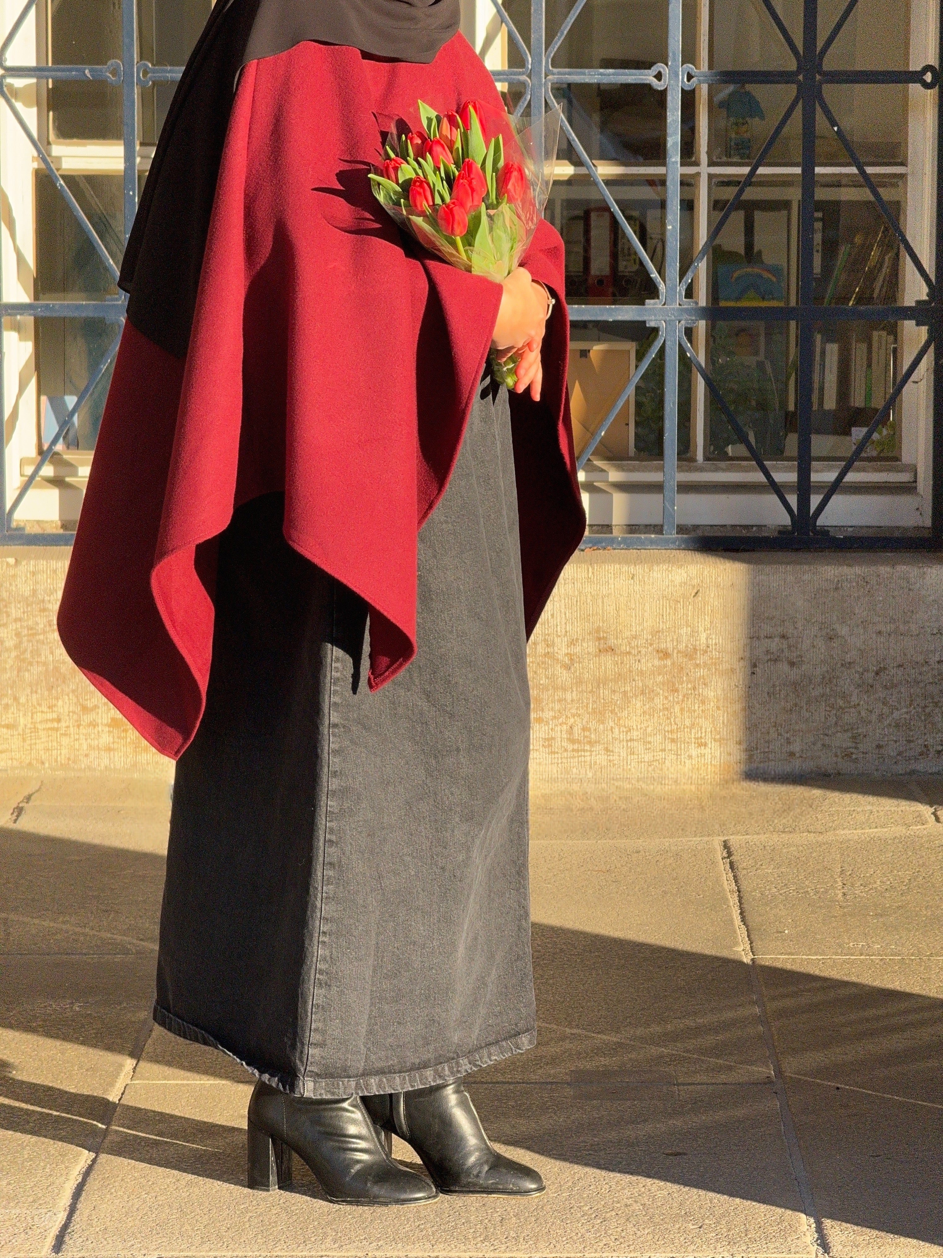 Jupe en jean — Gris foncé - Image 5