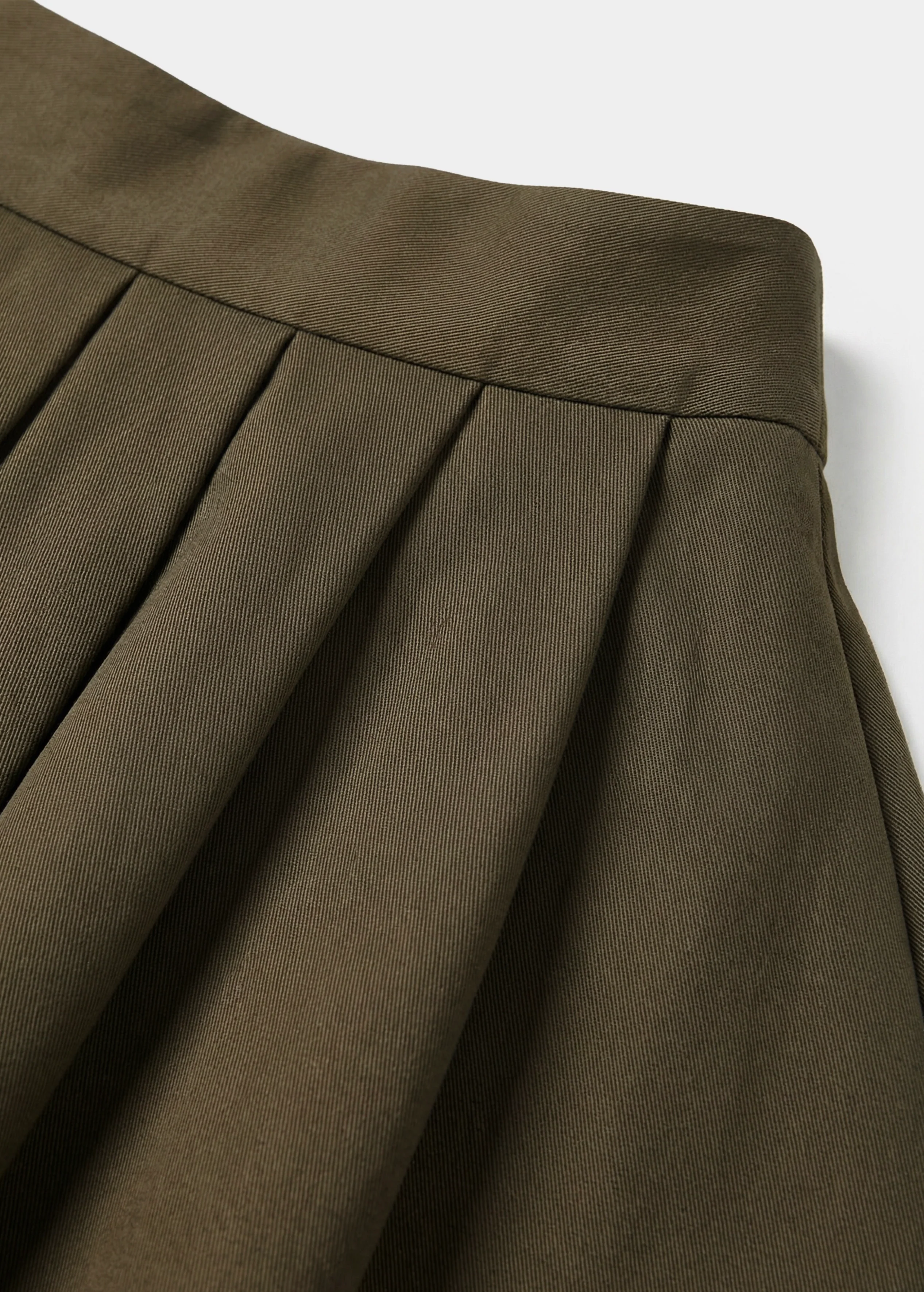 Jupe trapèze — Kaki - Image 5