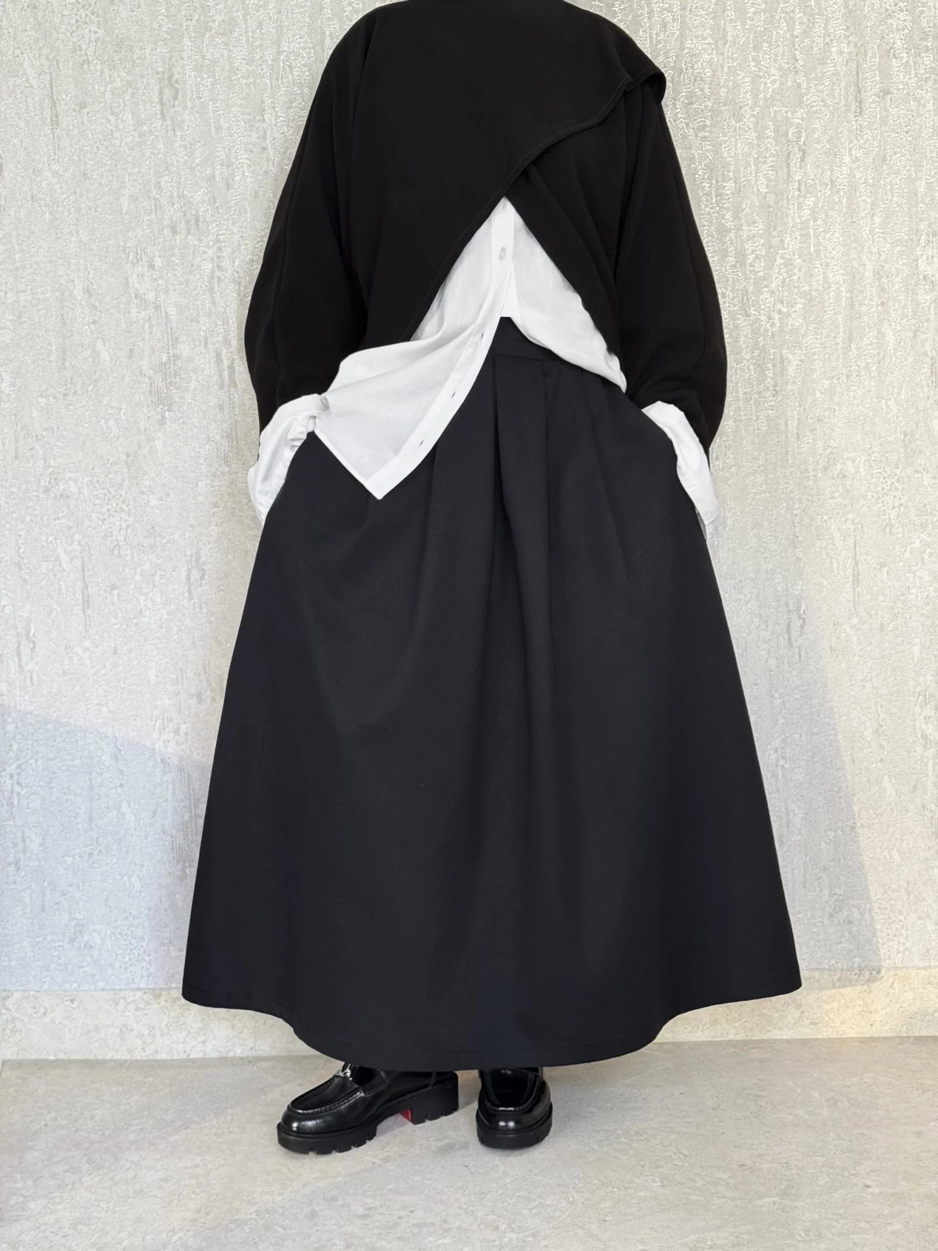 Jupe trapèze — Noir - Image 3