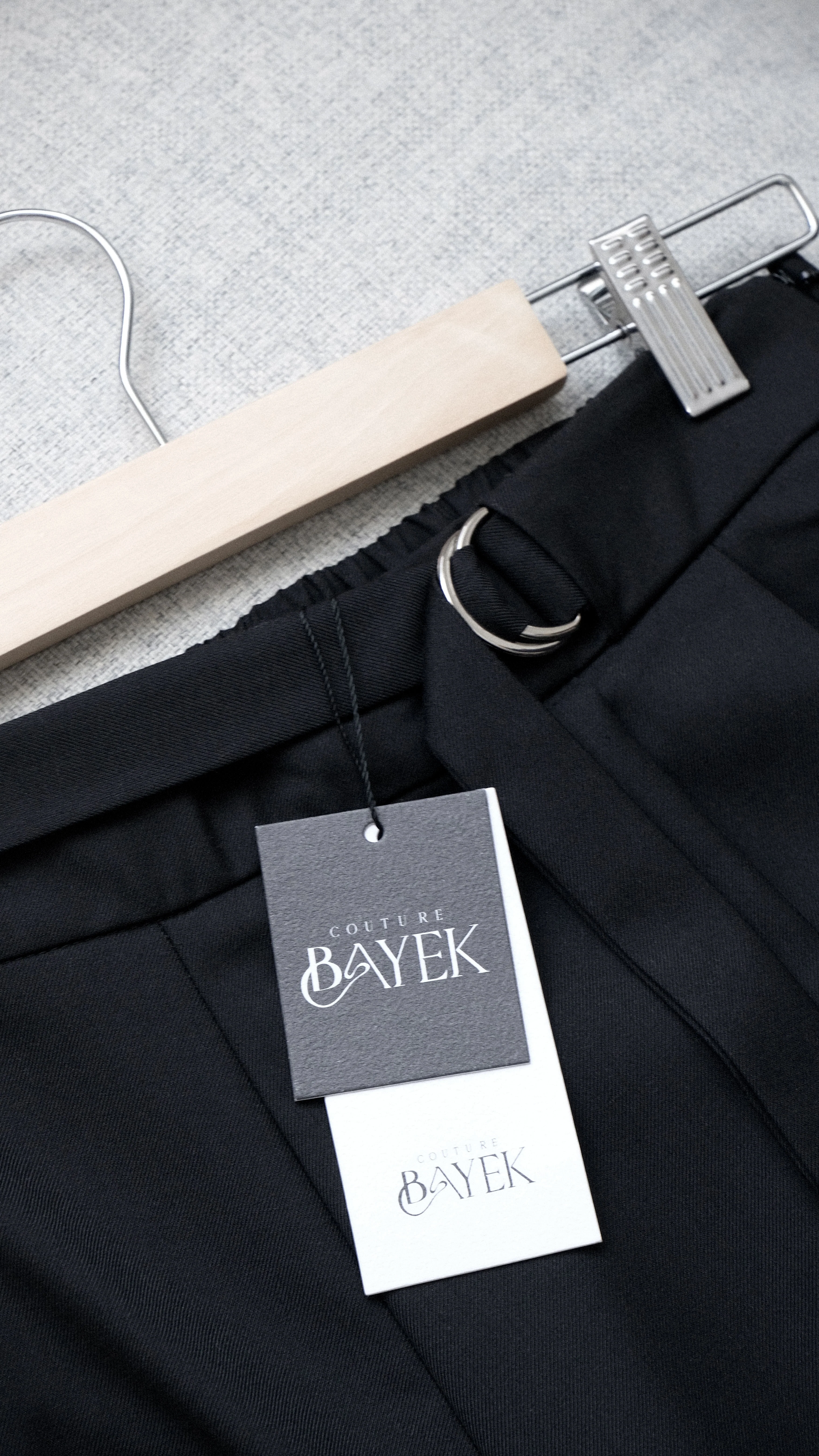 Pantalon plissé — Noir - Image 11