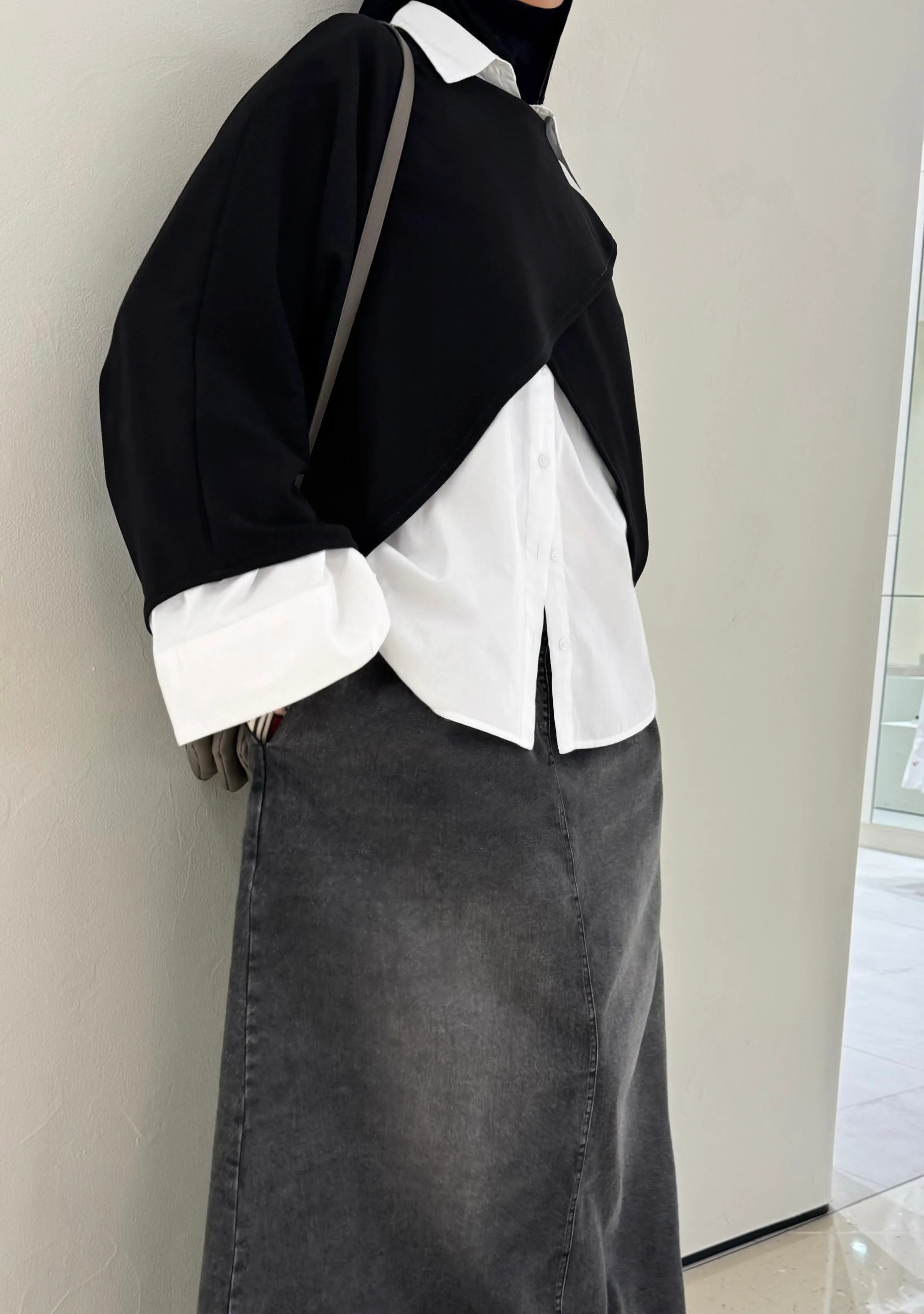 Haut croisé — Noir - Image 3