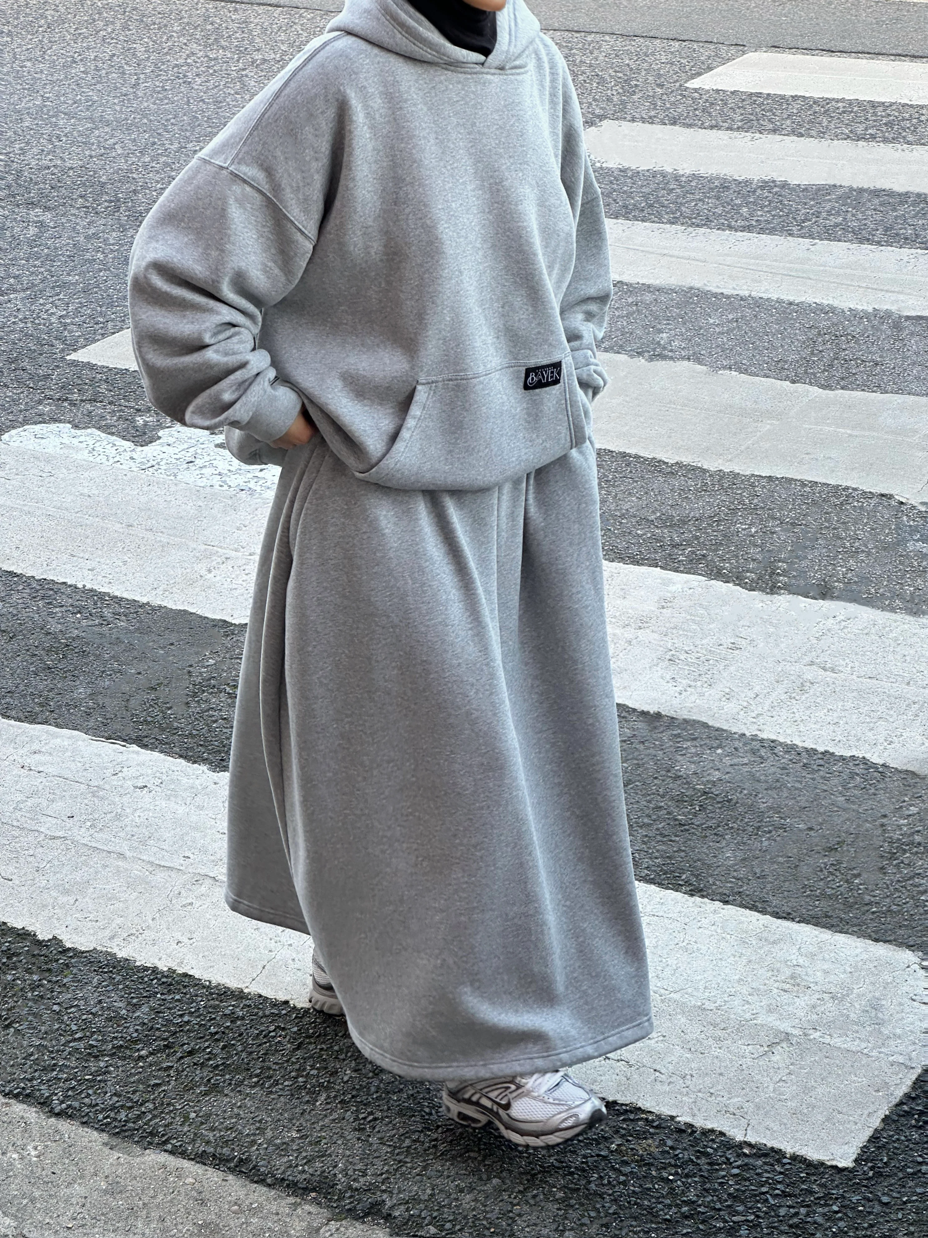 Sweat à capuche — Gris - Image 5