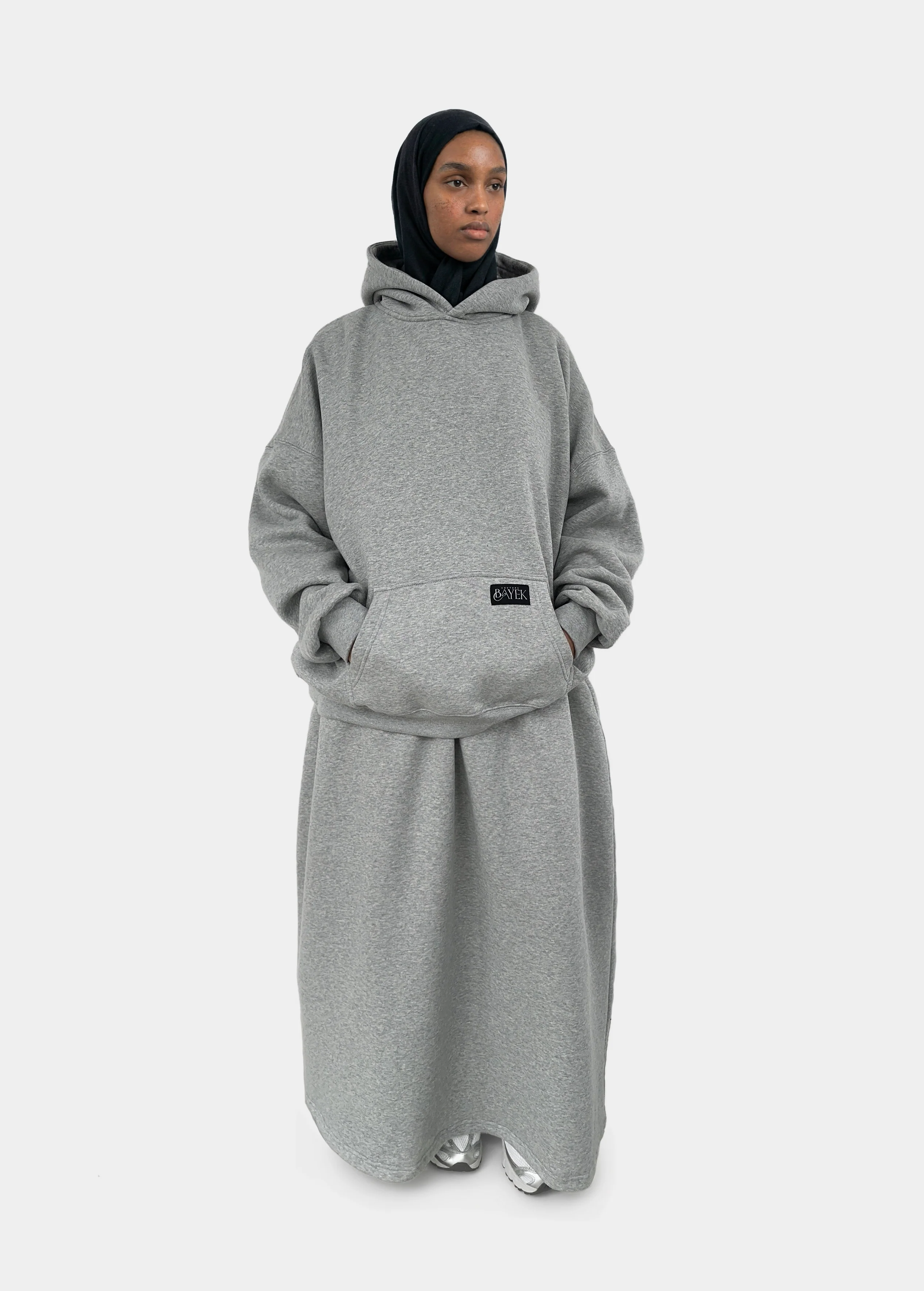 Sweat à capuche — Gris - Image 4