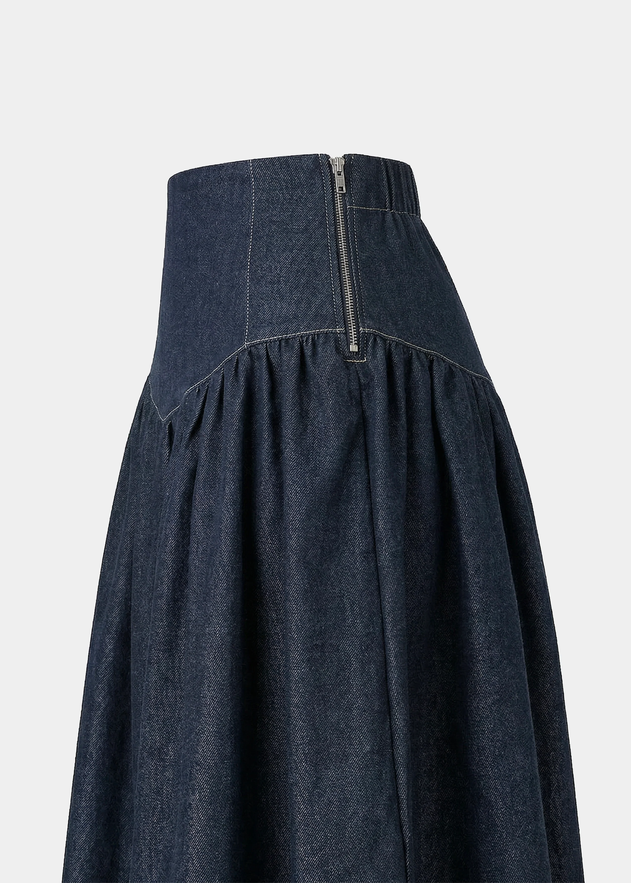 Jupe en jean structurée - Image 6