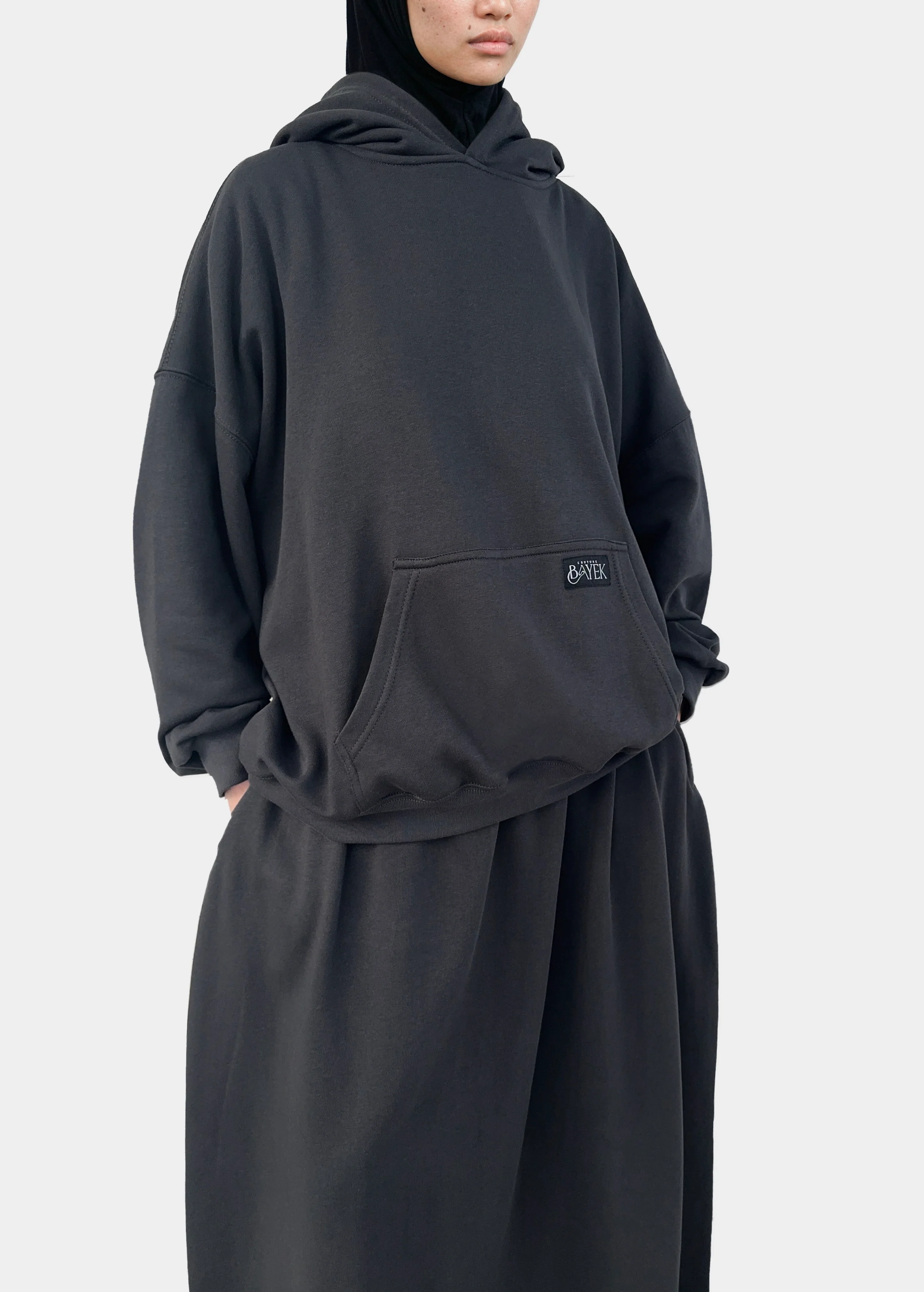 Sweat à capuche — Gris anthracite - Image 3