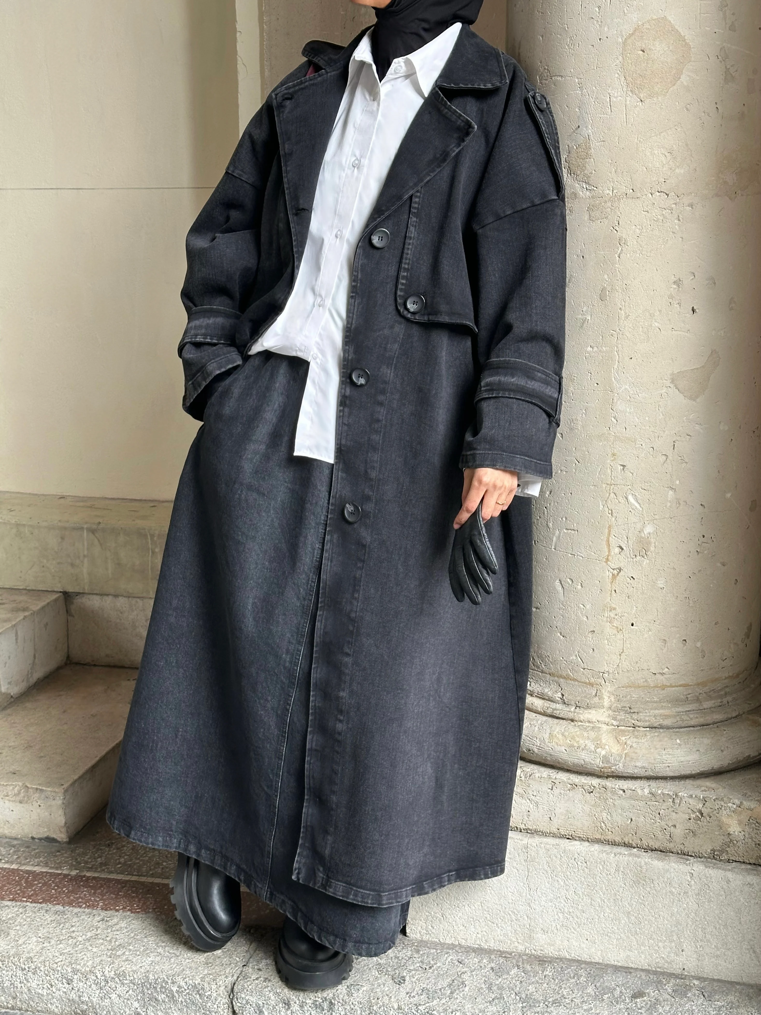 Trench en denim - Image 3