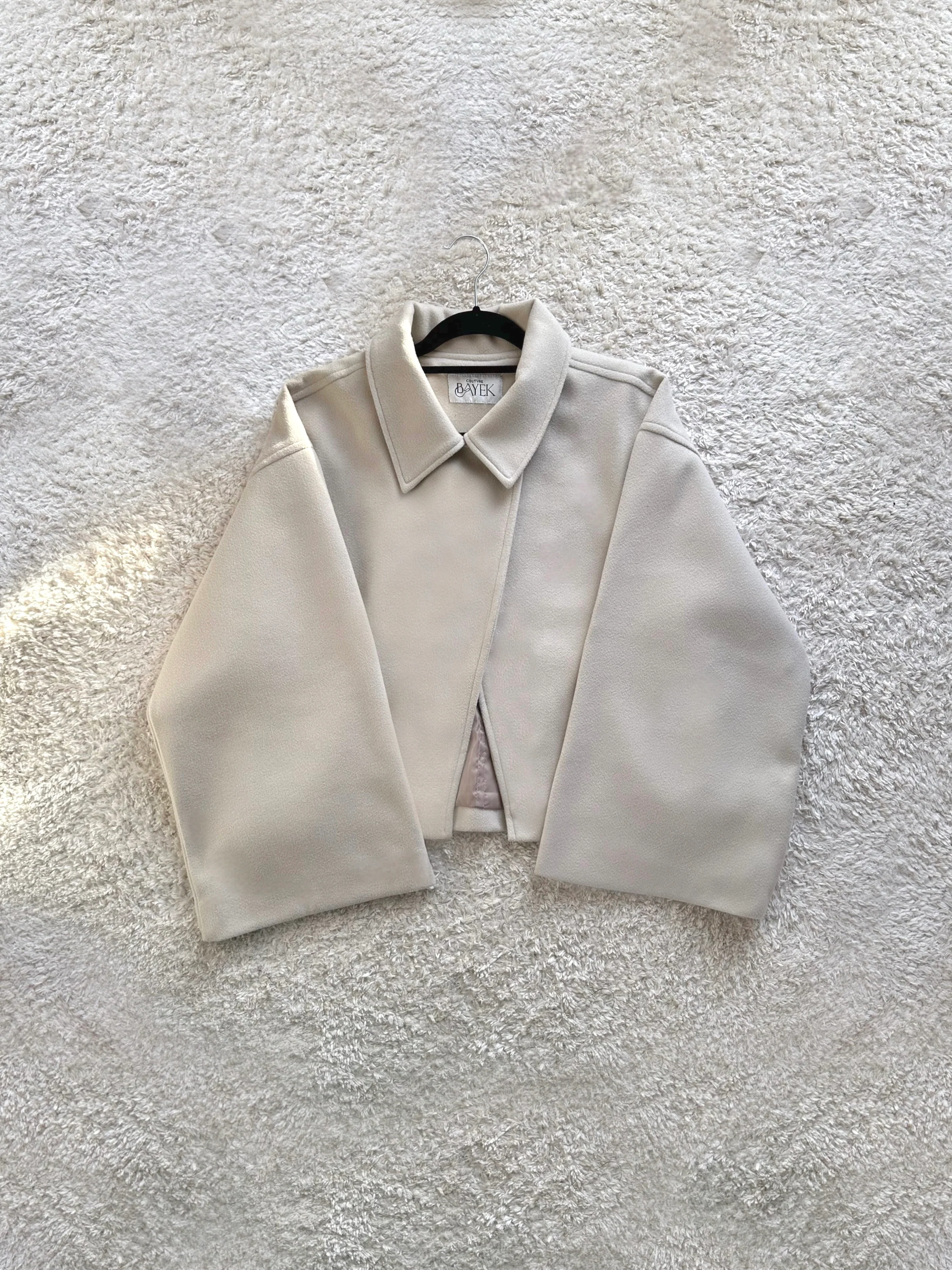 Veste croisée — Crème - Image 3